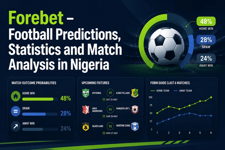 Forebet - Football Predictions, Statistics and Match Analysis in Nigeria